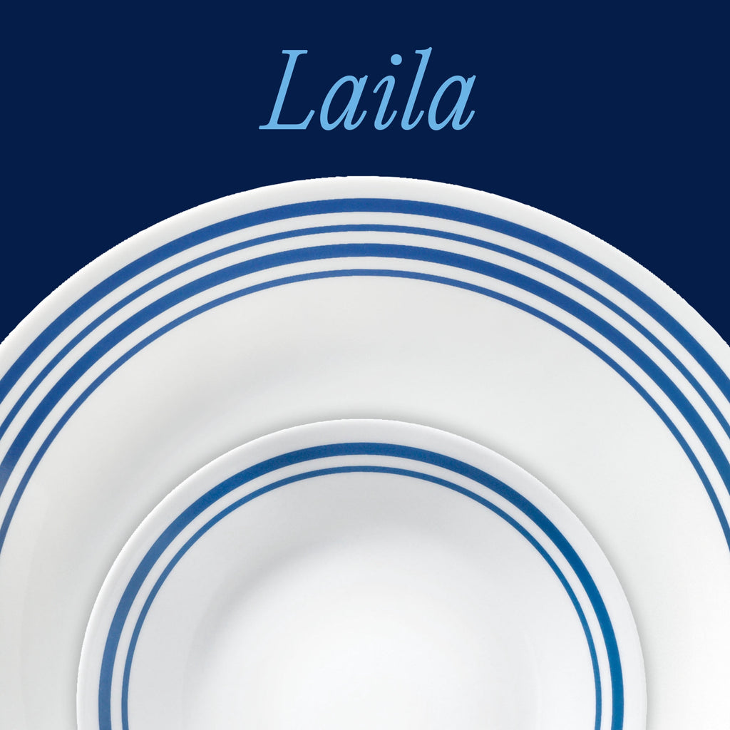 Corelle Laila 18-Piece Glass Dinnerware Set (Service for 6)