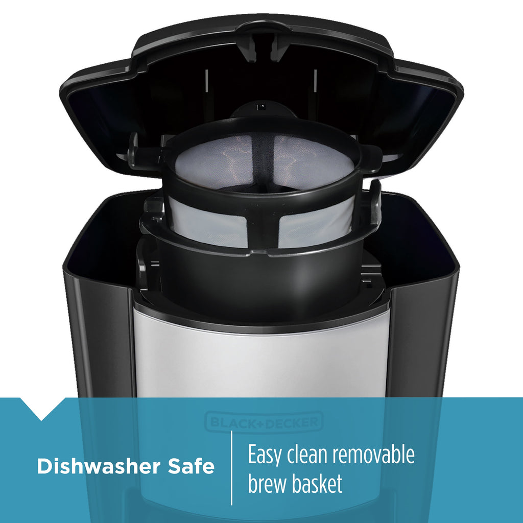 BLACK+DECKER Single Serve Coffee Maker - Black, CM618