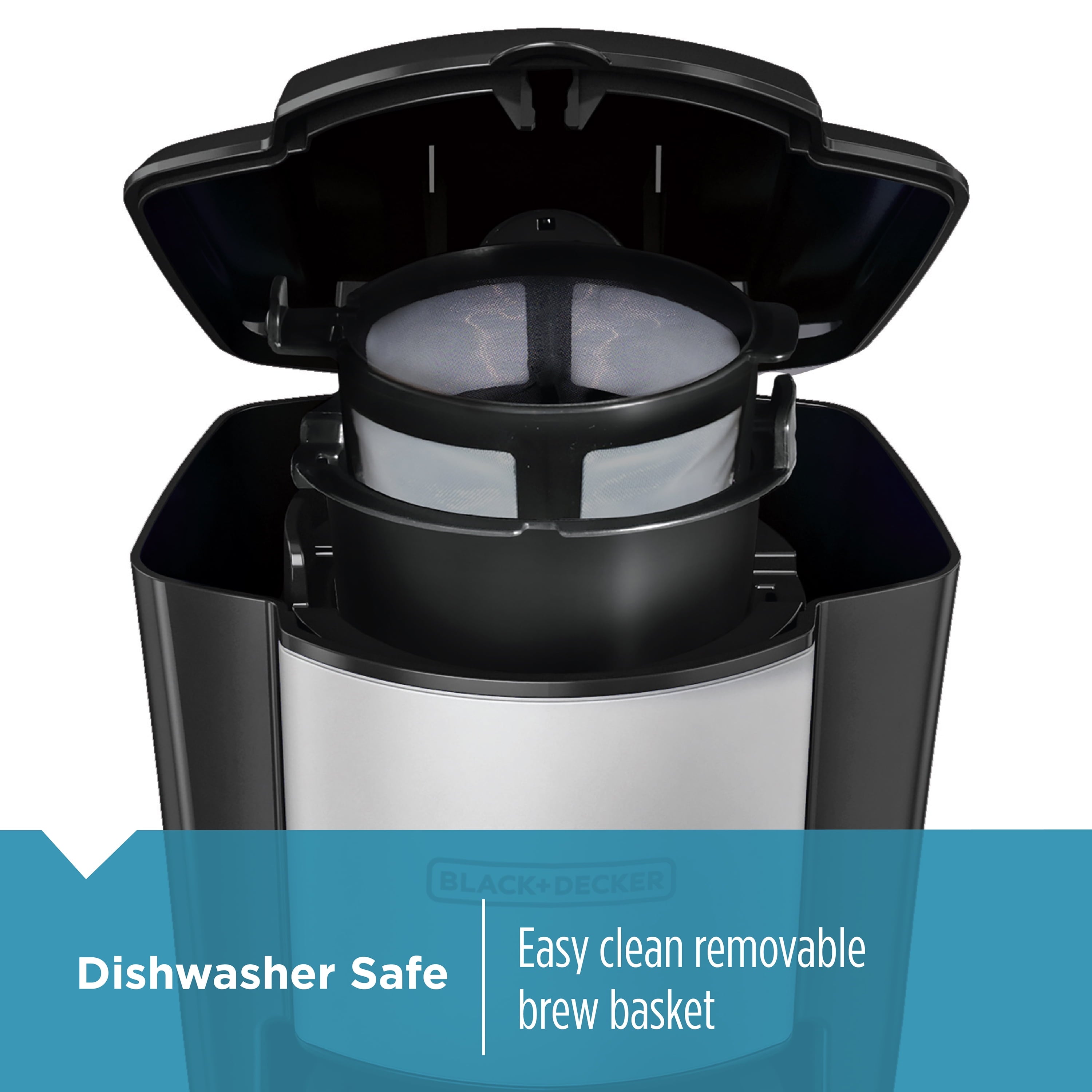 BLACK+DECKER Single Serve Coffee Maker - Black, CM618