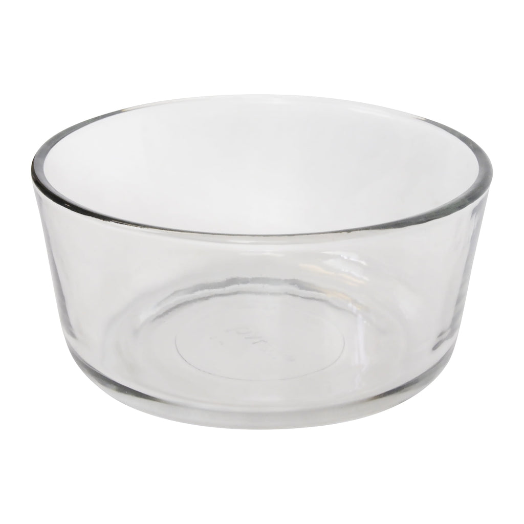 Pyrex 7201 Round Glass Food Storage Bowl and 7201-PC Dark Blue Lid Cover