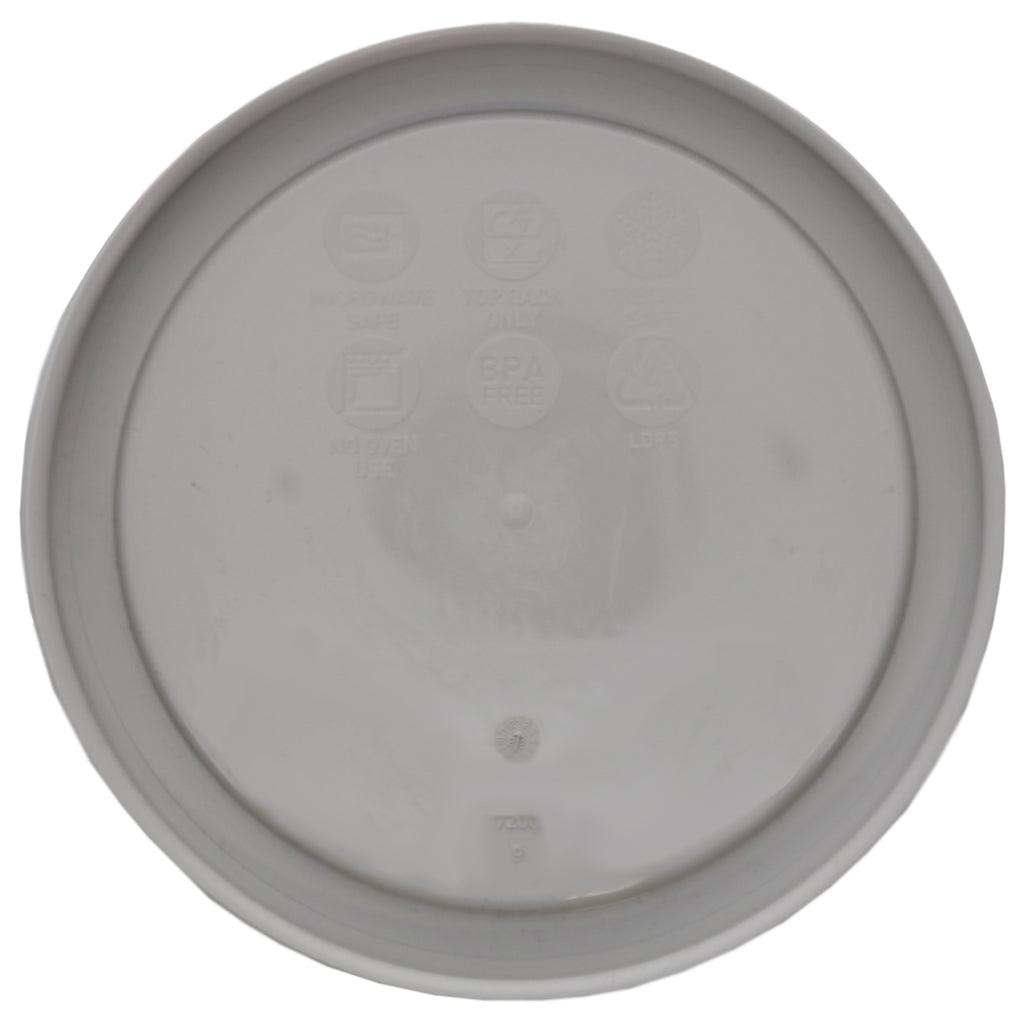 Pyrex 7200-PC 2-Cup Rainstorm Blue Food Storage Replacement Lid Cover (4-Pack)