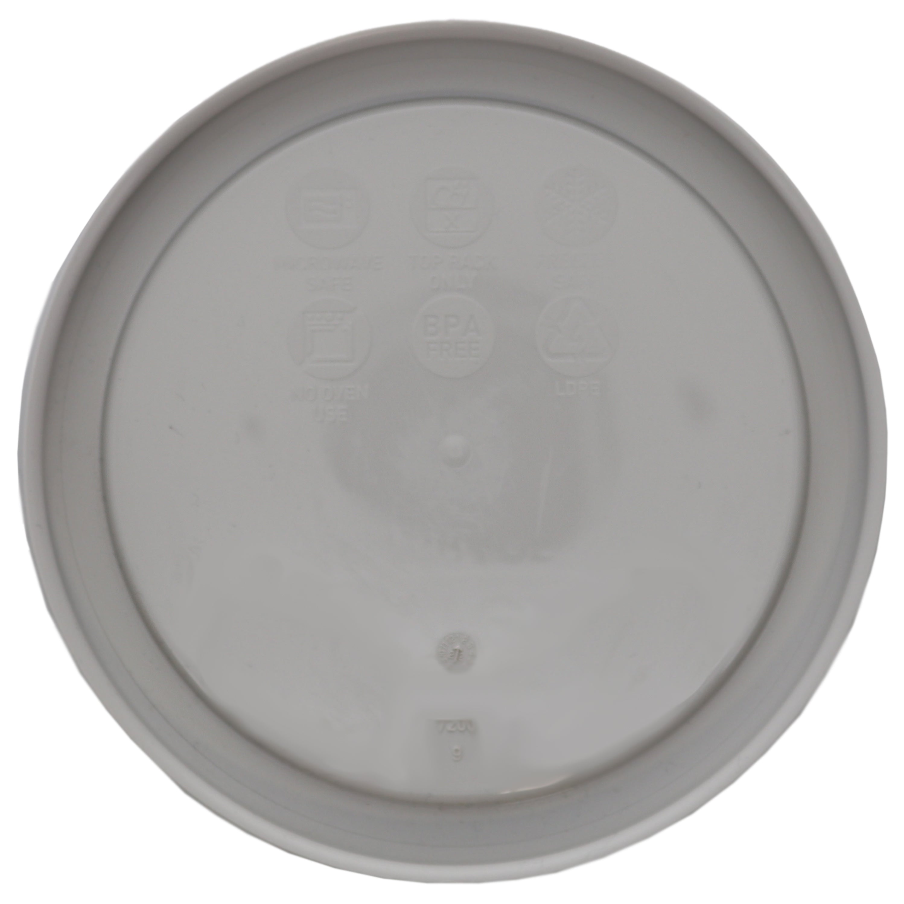 Pyrex 7200-PC 2-Cup Rainstorm Blue Food Storage Replacement Lid Cover (4-Pack)