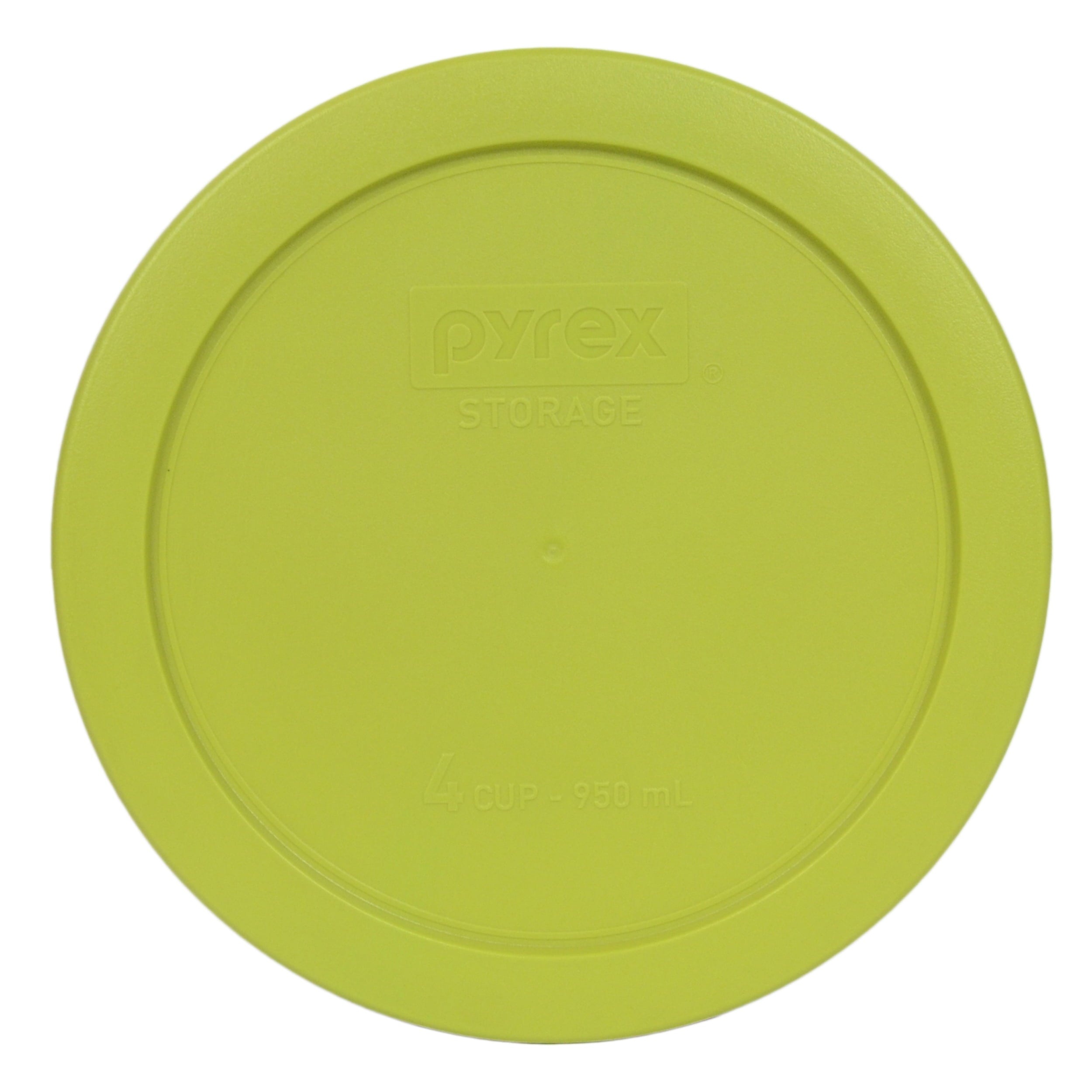 Pyrex 7402-PC - 7201-PC, and 7200-PC Green Plastic Food Storage Lids (2-Pack)