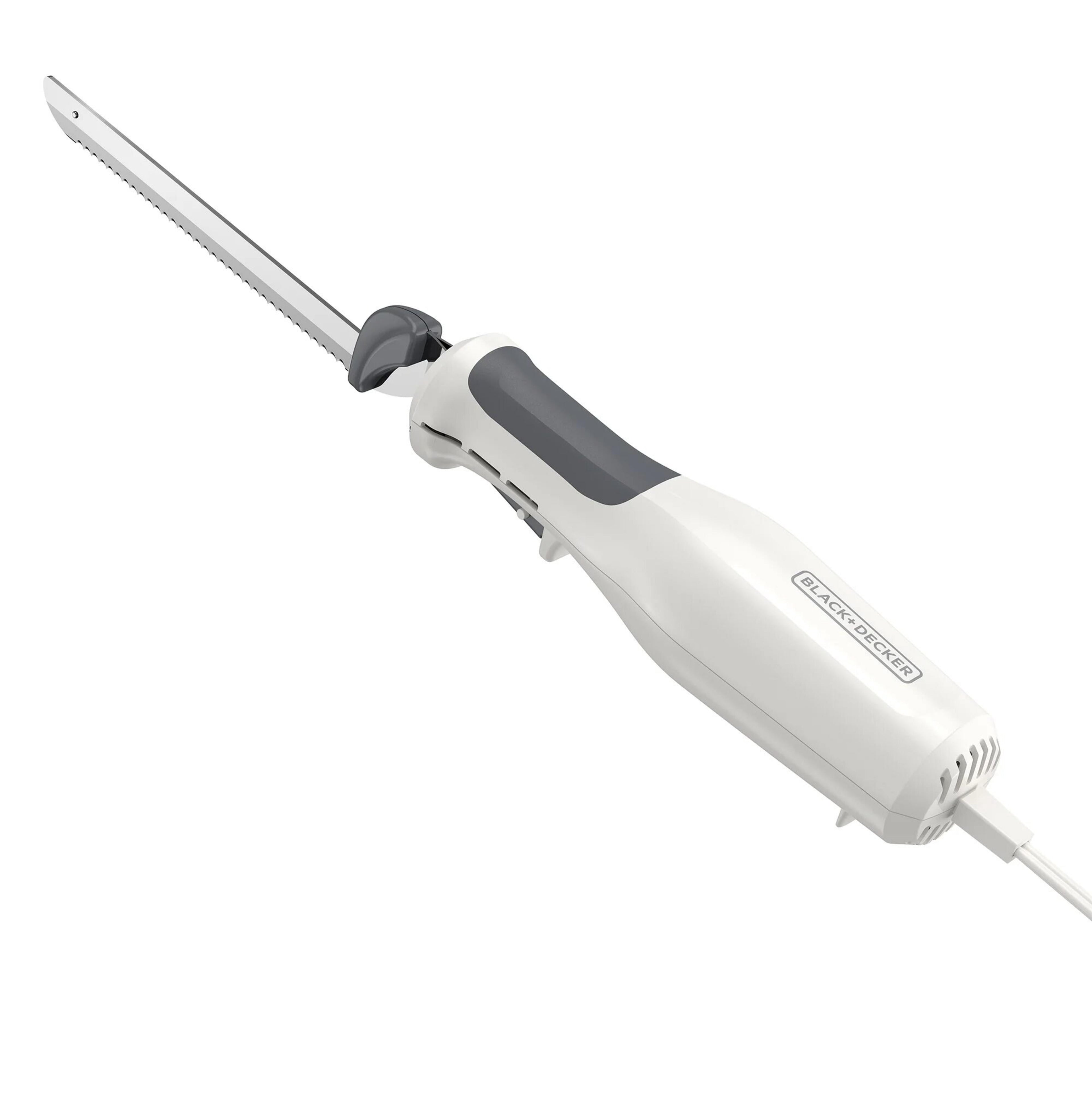 BLACK+DECKER 9-Inch Electric Carving Knife - Stainless Steel, White