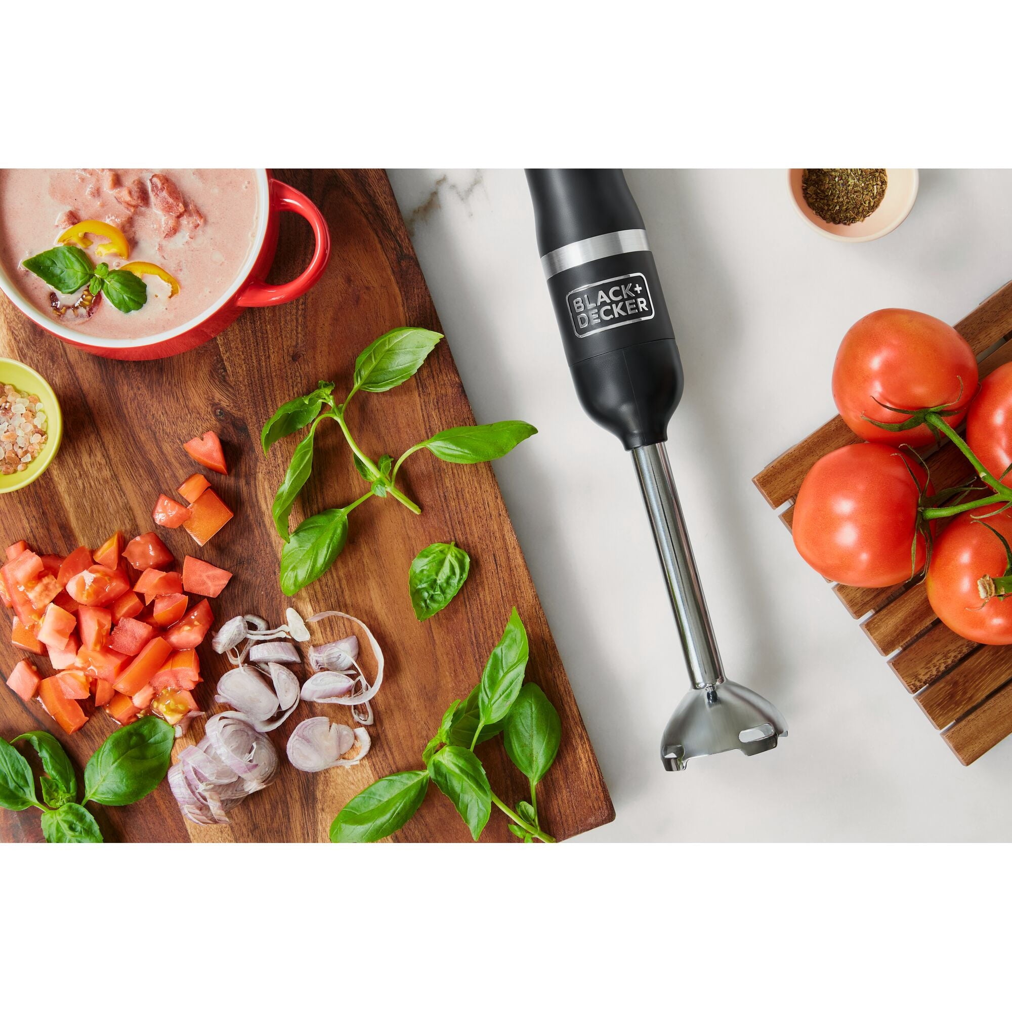 BLACK+DECKER Kitchen Wand Blender Kit - Black (BCKM1011K10)