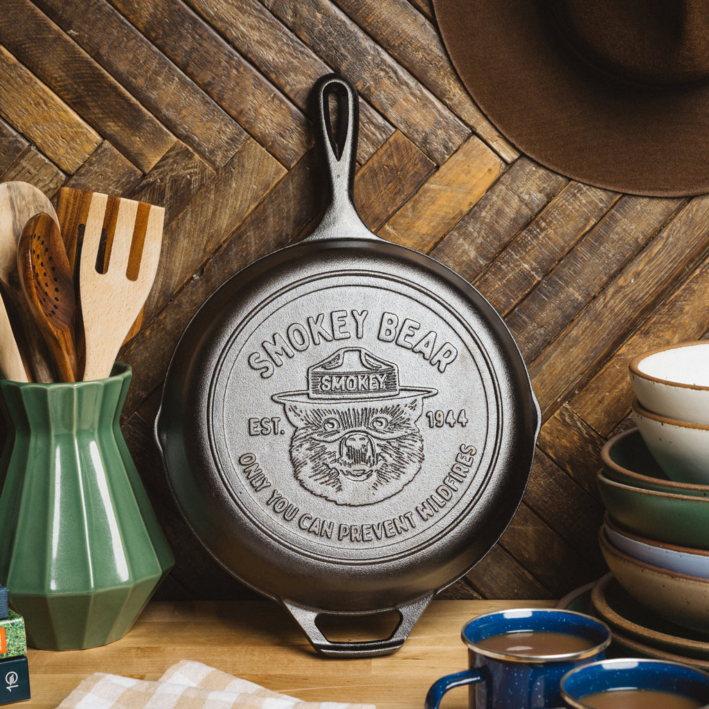 Lodge Cast Iron 10.25" Smokey the Bear Skillet