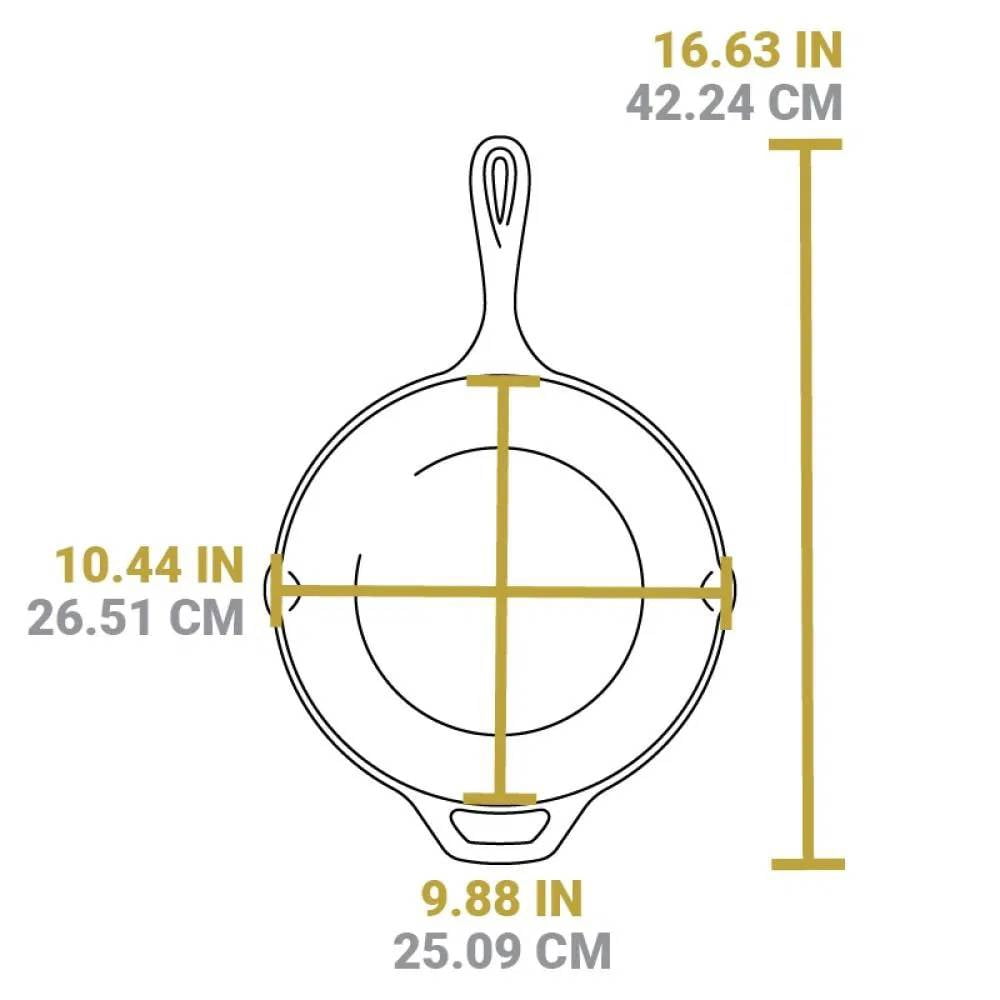 Lodge Chef Collection 3pc Set (8” - 10", & 12" Skillet)