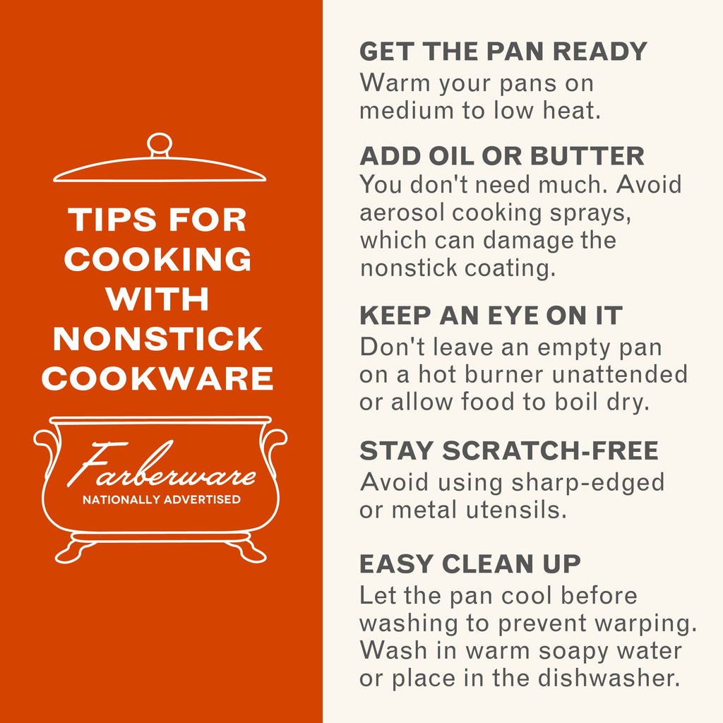 Farberware Easy Clean 8 Inch Nonstick Frying Pan / Skillet - Dishwasher Safe, Champagne
