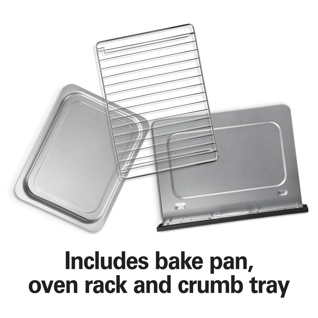 Hamilton Beach 2-in-1 Countertop Toaster Oven & Long Slot 2 Slice Toaster Combo - Stainless Steel