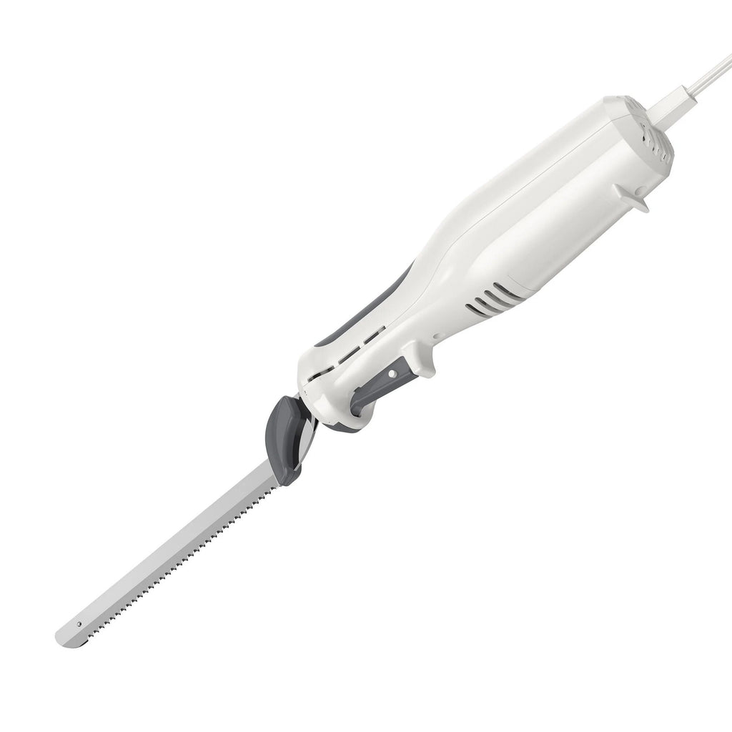 BLACK+DECKER 9-Inch Electric Carving Knife - Stainless Steel, White