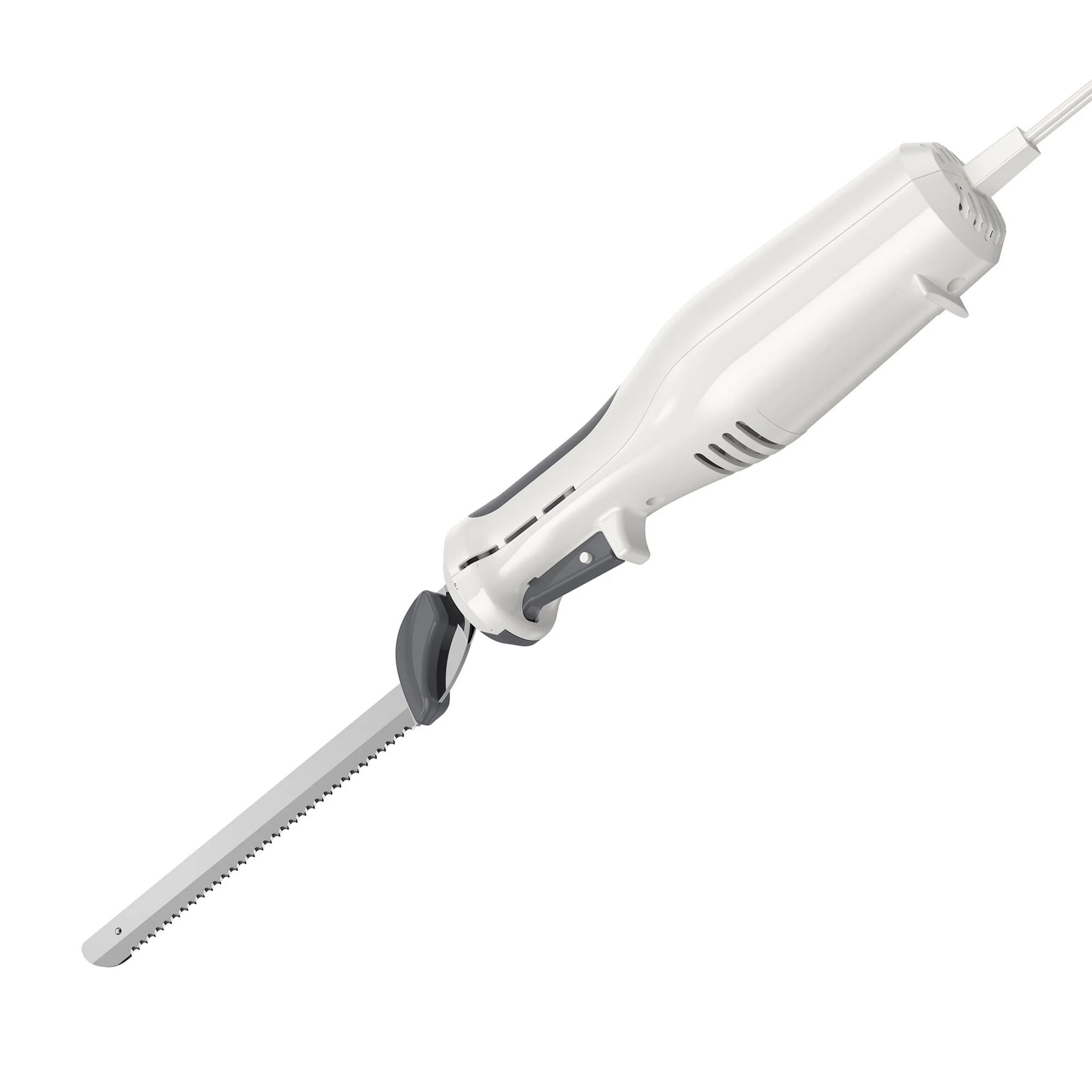 BLACK+DECKER 9-Inch Electric Carving Knife - Stainless Steel, White
