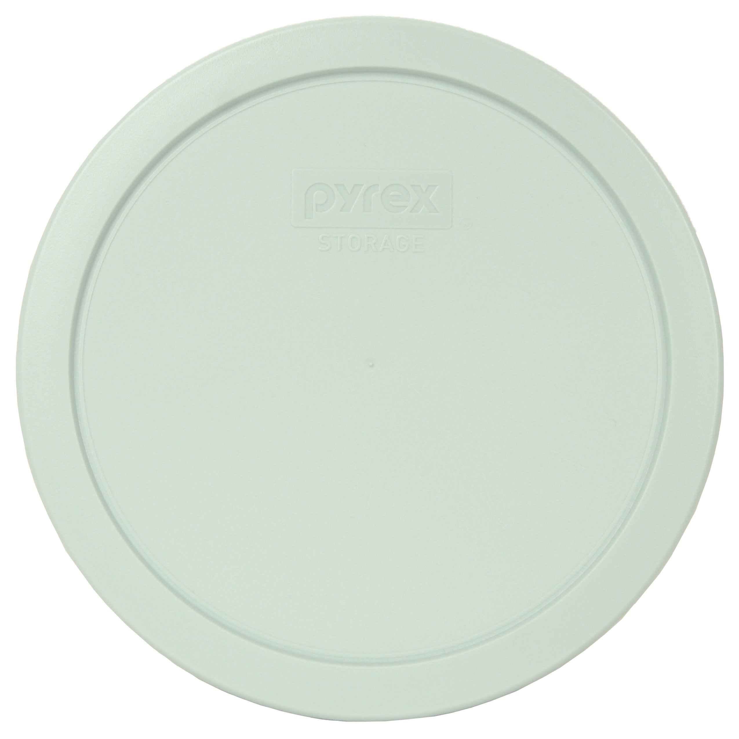 Pyrex 7203 7-Cup Round Glass Food Storage Bowl with 7402-PC Muddy Aqua Plastic Lid