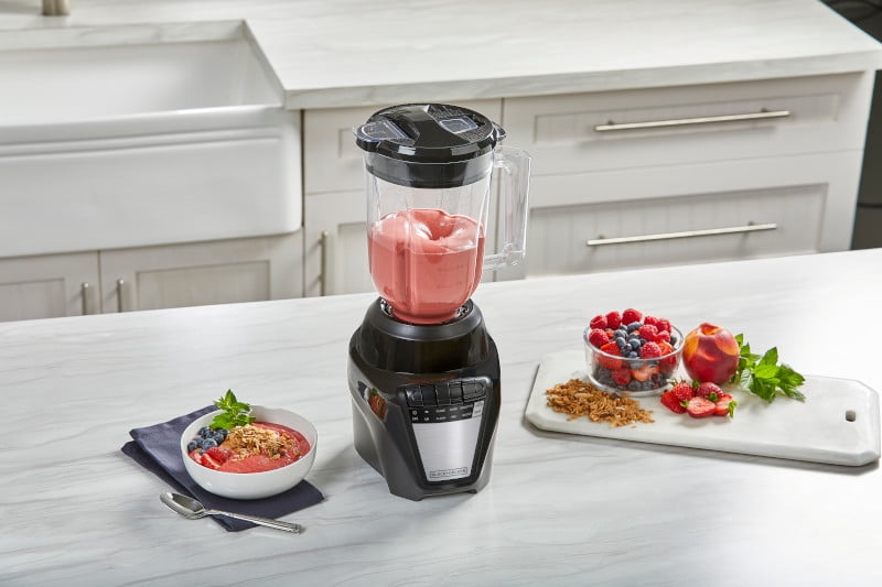BLACK+DECKER 700W Stainless Steel 6-Tip IceCrush Blender - 8 Speeds + Pulse, 7-Cup Ergonomic Jar (56oz), Ice Crushing & Smoothie Maker