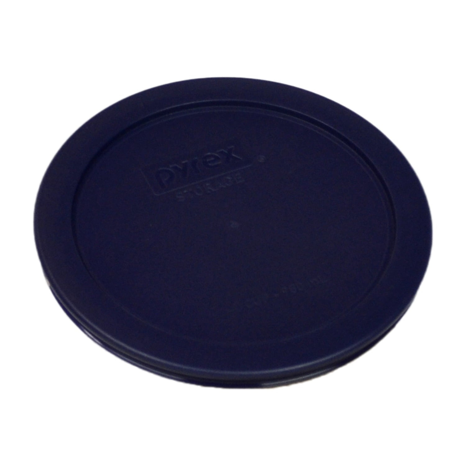 Pyrex 7201 Round Glass Food Storage Bowl and 7201-PC Dark Blue Lid Cover