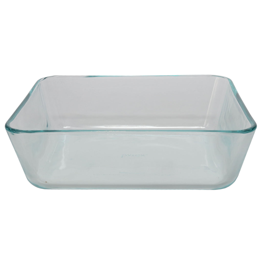 Pyrex 7212 11-Cup Rectangle Glass Food Storage Dish with 7212-PC Berry Pink Plastic Lid Cover