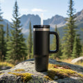 Ozark Trail 30 oz Stainless Steel Insulated Tumbler with Handle - Rich Black