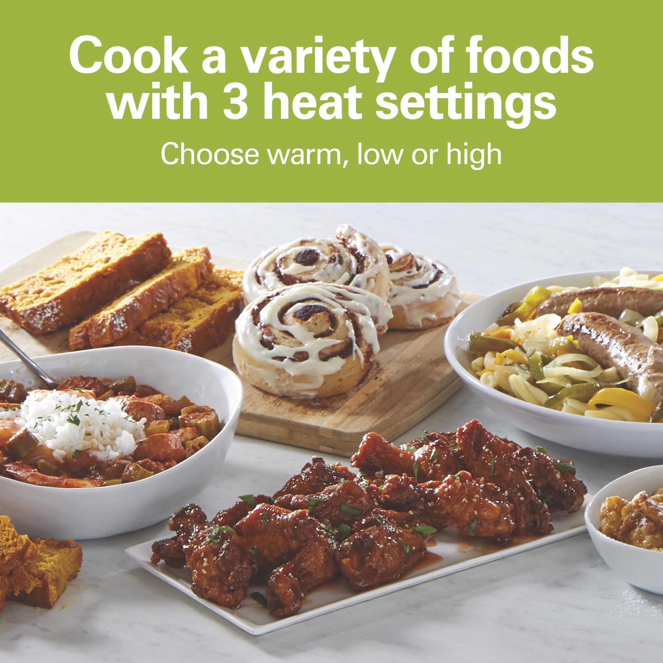 Hamilton Beach 4 Qt Programmable Slow Cooker - Stoneware Crock with Removable Pot, Stainless Steel
