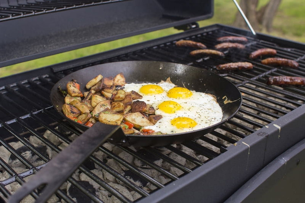 Lodge Cast Iron 12" Seasoned Carbon Steel Skillet