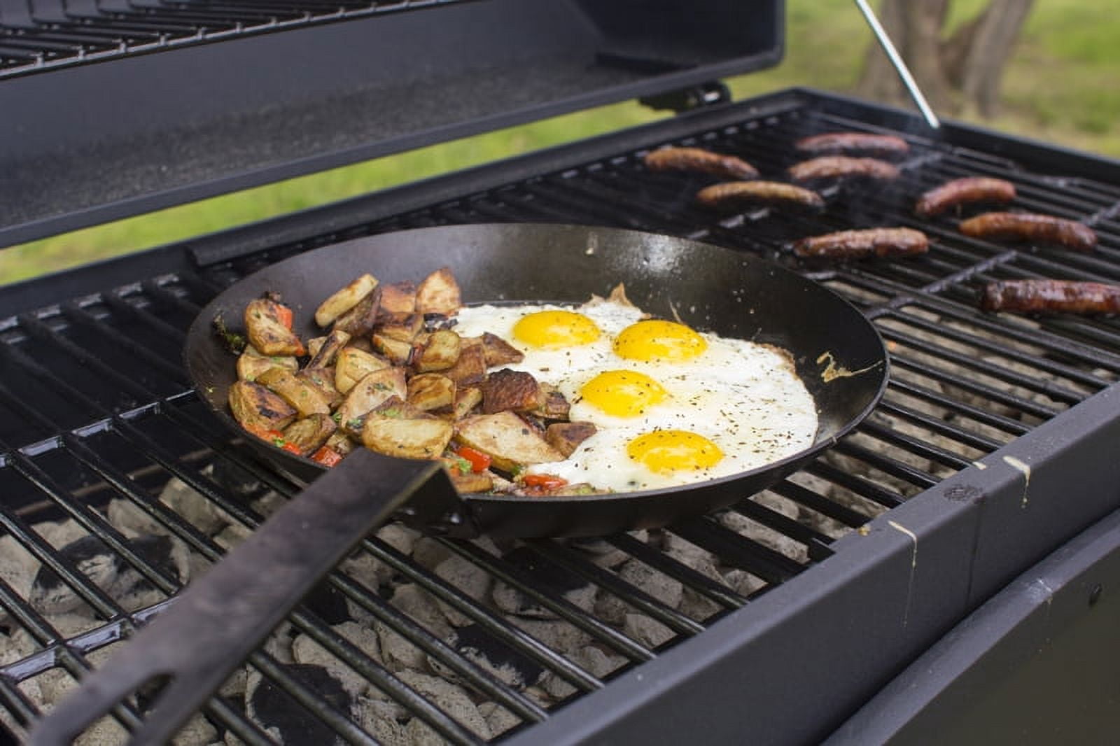 Lodge Cast Iron 12" Seasoned Carbon Steel Skillet