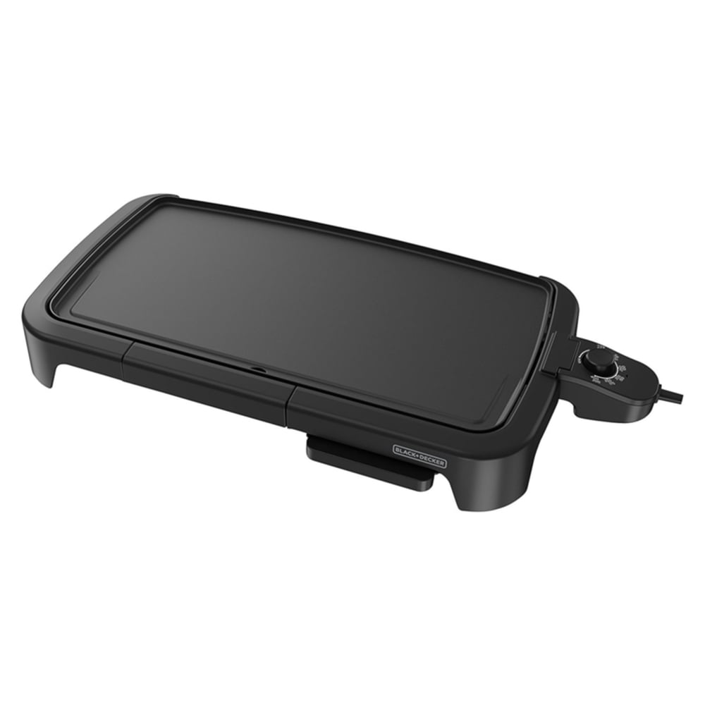 Black+Decker Electric Griddle - Non Stick - Fast and Even Heating, Warming Tray