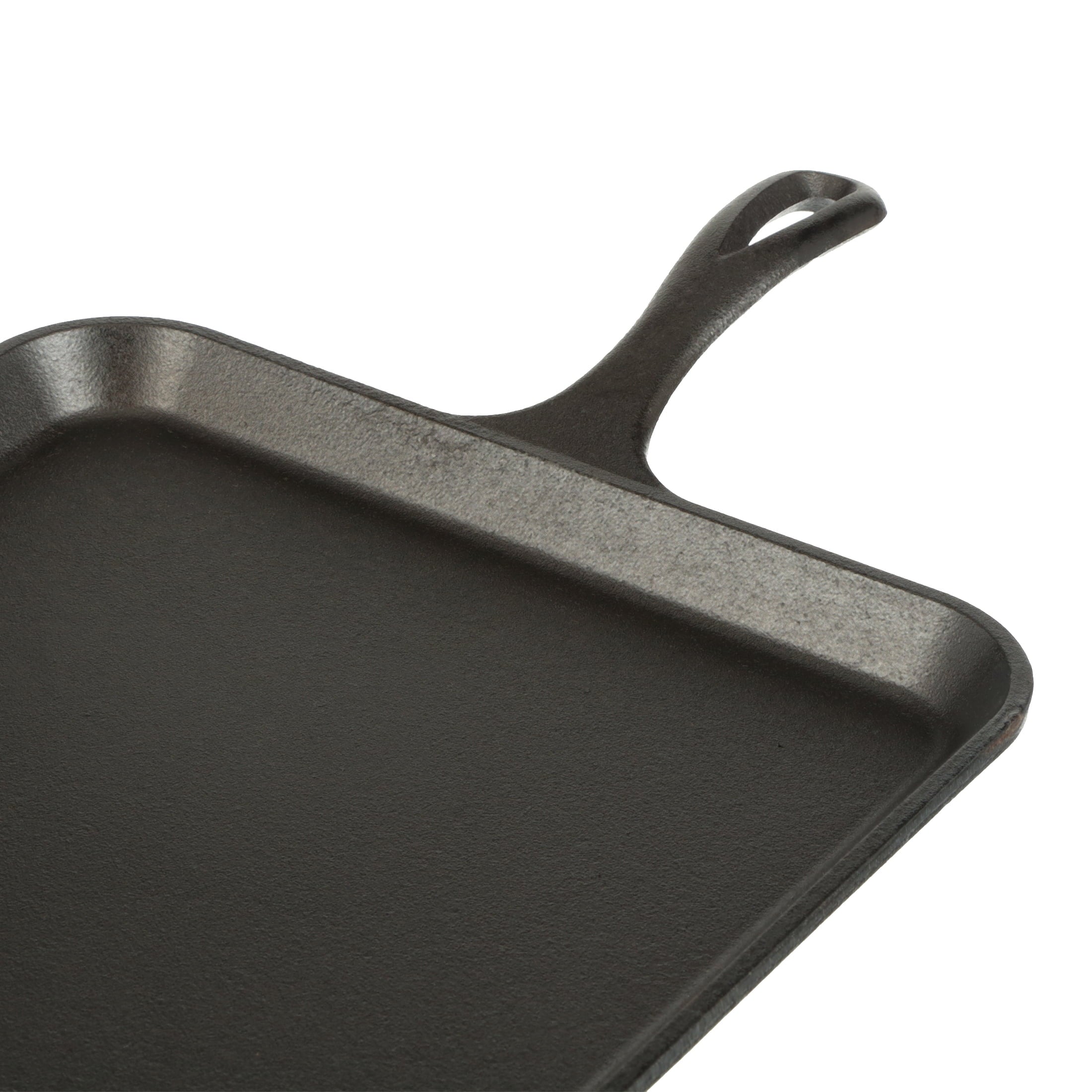 Lodge Cast Iron 11" Savor the Outdoors - Seasoned Square Griddle, Black
