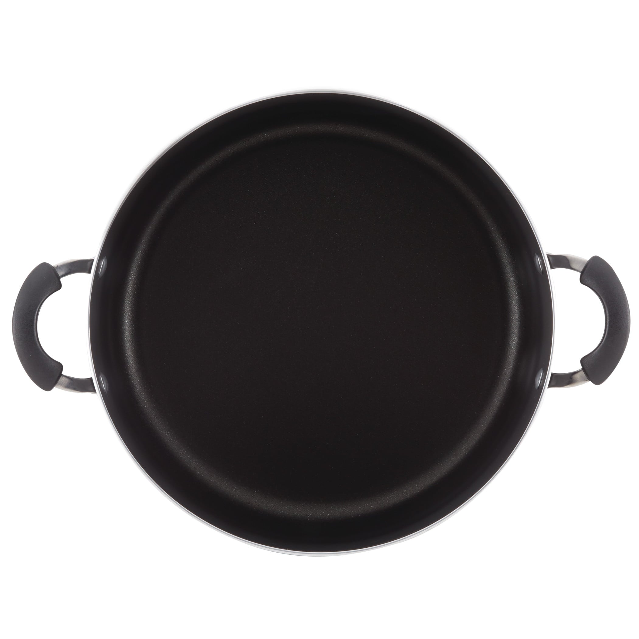 Farberware Easy Clean 8 Quart Nonstick Stockpot / Dutch Oven - Dishwasher Safe, Black
