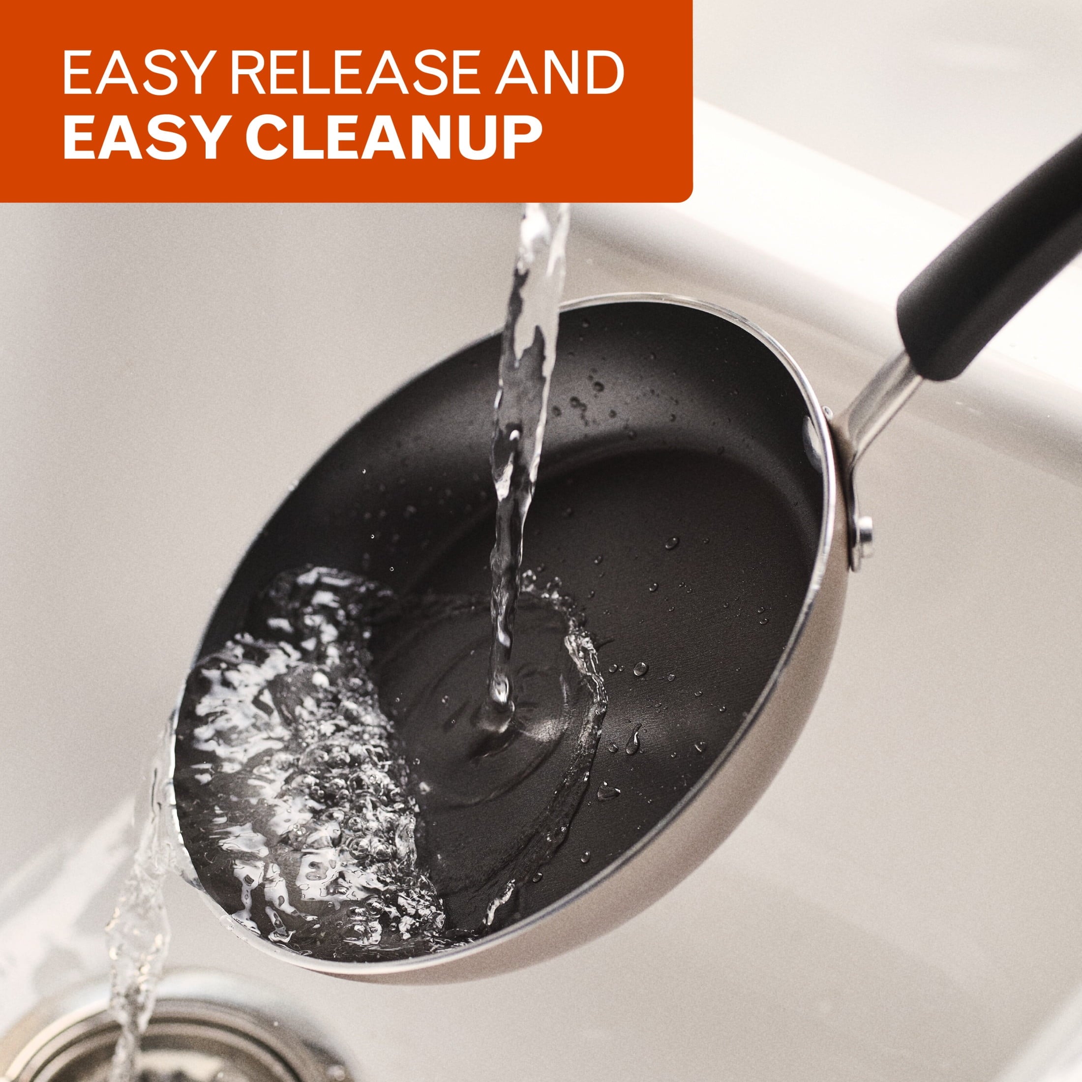 Farberware Easy Clean 8 Inch Nonstick Frying Pan / Skillet - Dishwasher Safe, Champagne