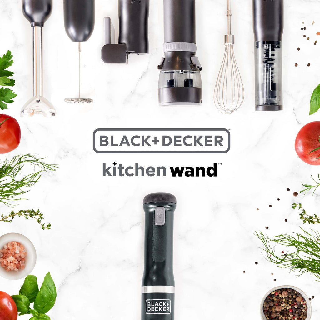 BLACK+DECKER Kitchen Wand Blender Kit - Black (BCKM1011K10)