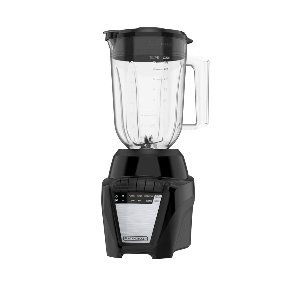 BLACK+DECKER 700W Stainless Steel 6-Tip IceCrush Blender - 8 Speeds + Pulse, 7-Cup Ergonomic Jar (56oz), Ice Crushing & Smoothie Maker
