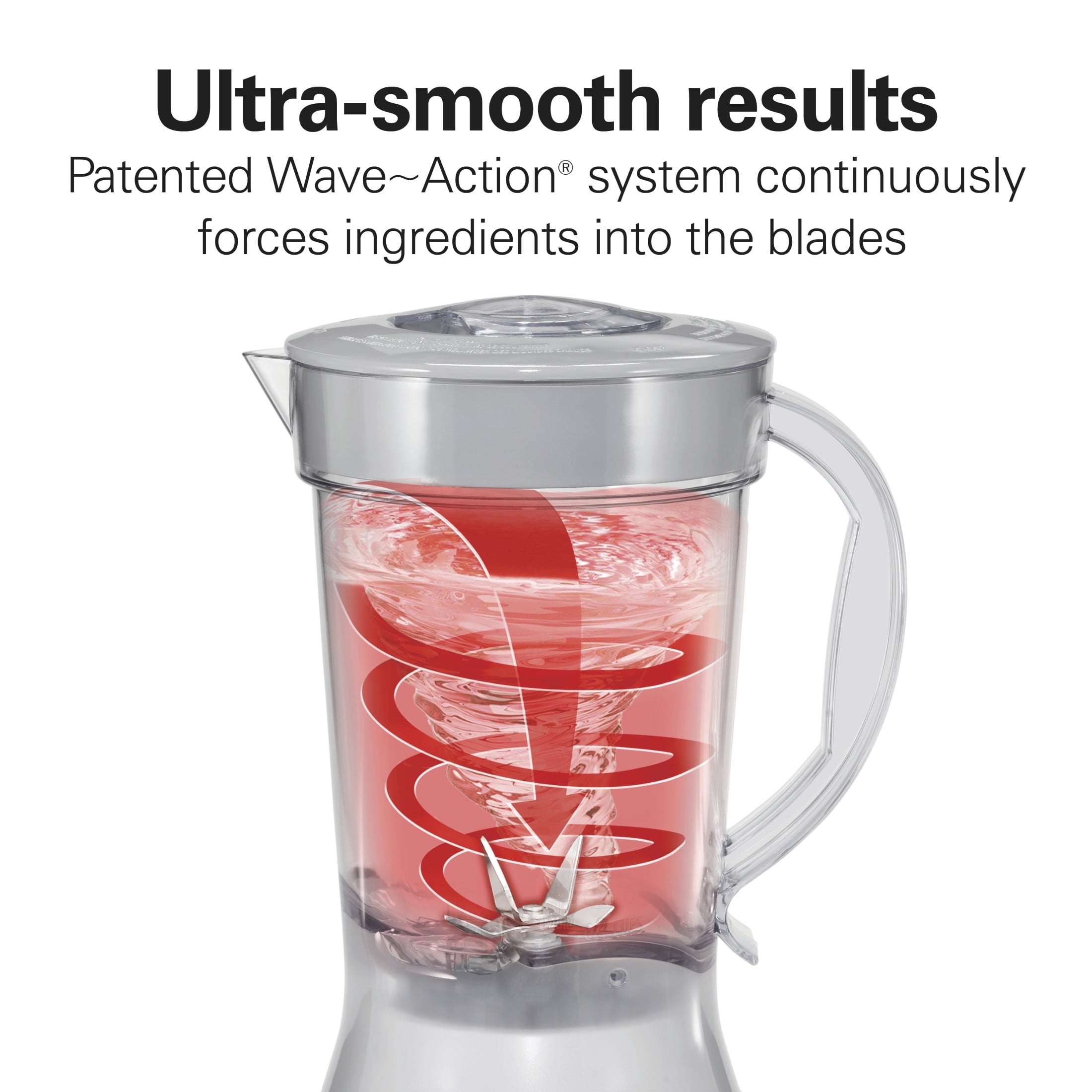Hamilton Beach Smoothie Blender - 48 oz BPA-Free Jar 650 W 12-Function Countertop Blender for Kitchen, White