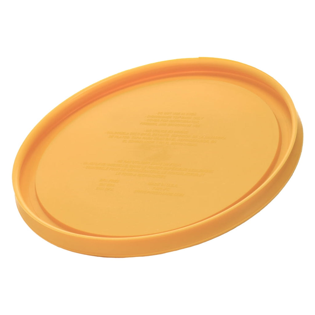 Pyrex 7401-PC Lemon Drop Yellow 3-Cup Food Storage Replacement Lid (2-Pack)