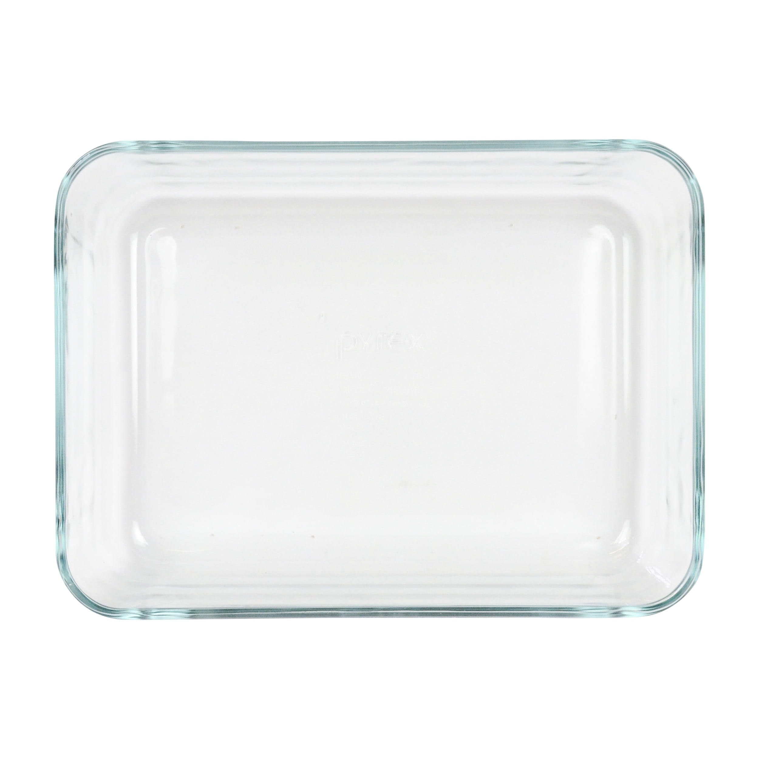 Pyrex (2) 7210 3-Cup Glass Dishes & (2) 7210-PC Sun Bleached Turquoise Lids