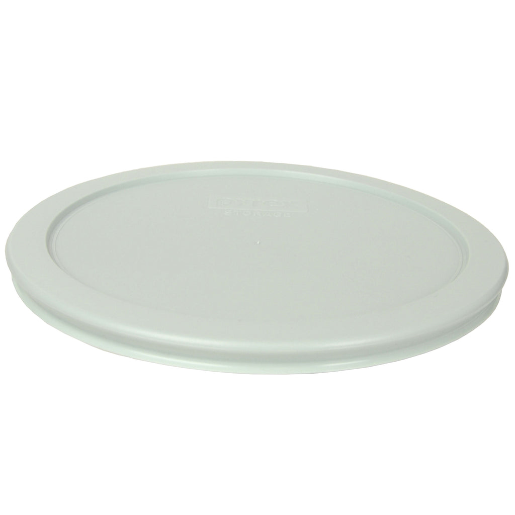 Pyrex 7203 7-Cup Round Glass Food Storage Bowl with 7402-PC Muddy Aqua Plastic Lid
