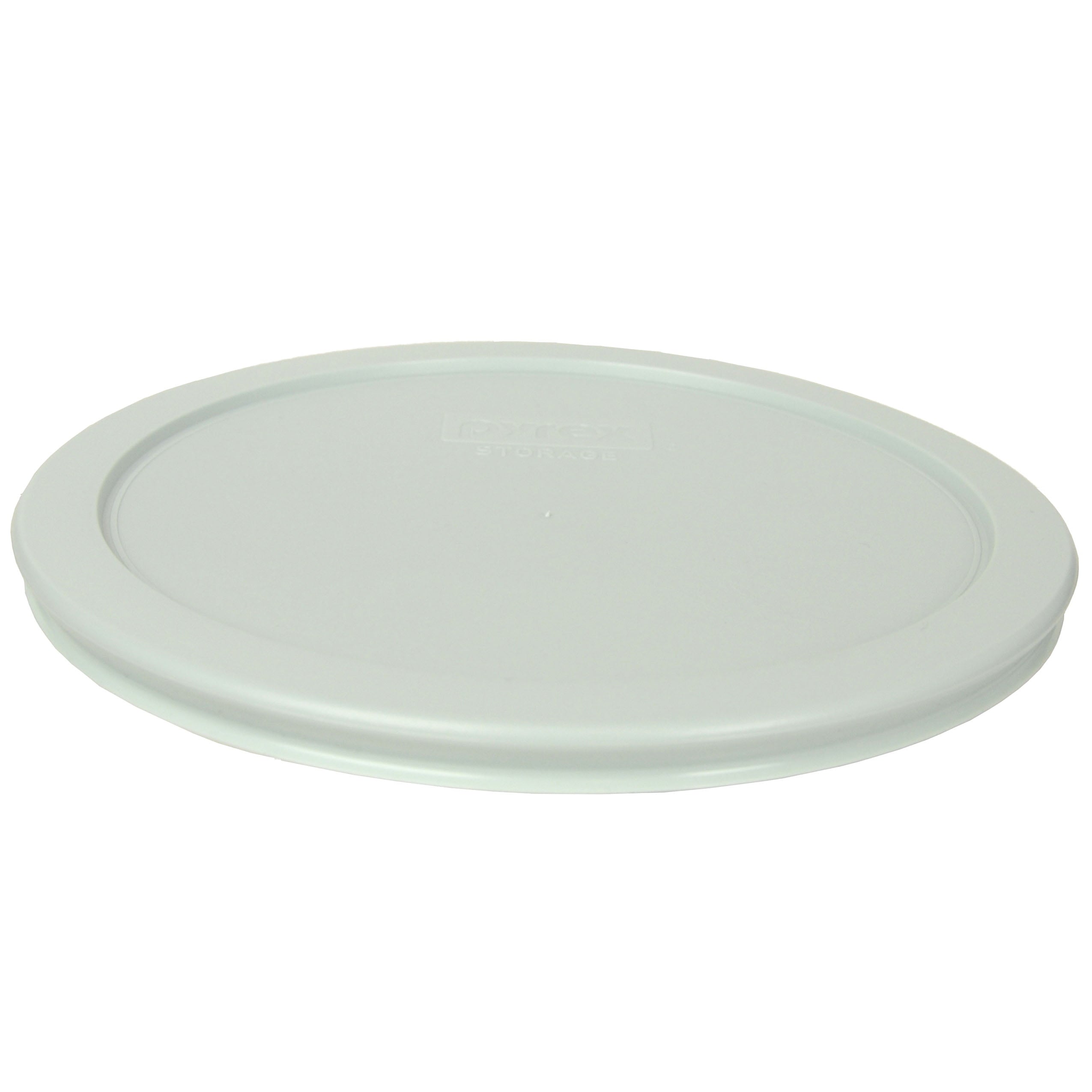 Pyrex 7203 7-Cup Round Glass Food Storage Bowl with 7402-PC Muddy Aqua Plastic Lid