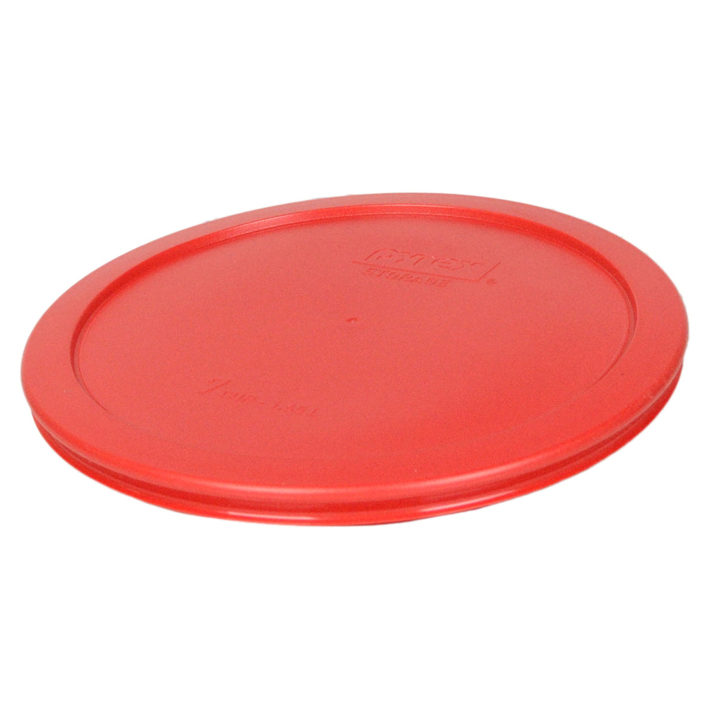 Pyrex (2) 7202-PC Red Lid & (2) 7200-PC Red Lid & (2) 7201-PC Red Lid & (1) 7402-PC Red Lid