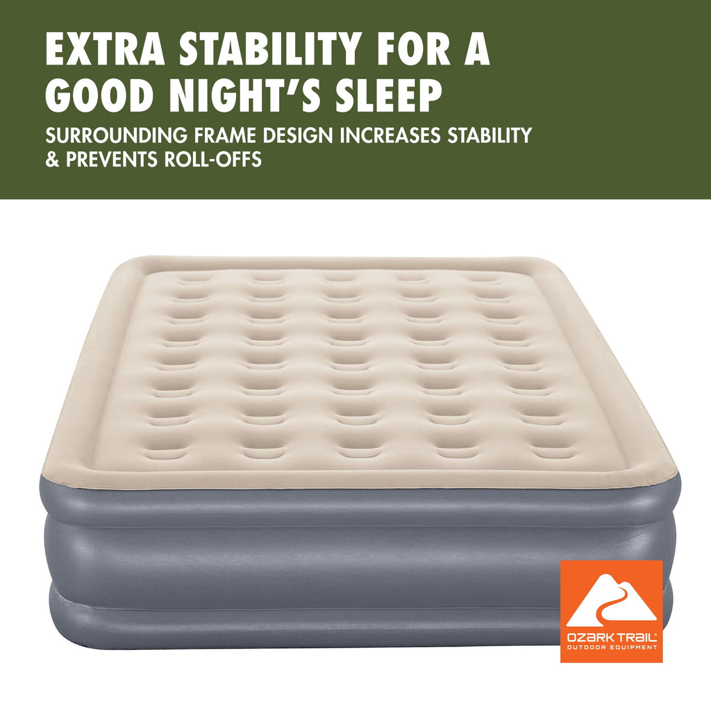 Ozark Trail 16" Full Air Mattress with Built-In Electric Pump