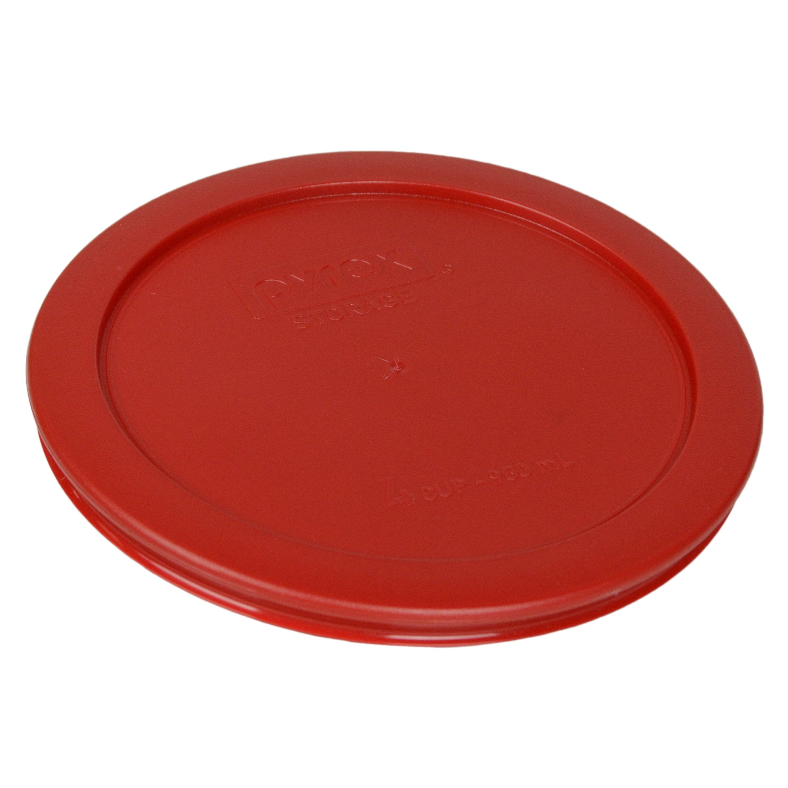 Pyrex 7200-PC Yellow - 7201-PC Red, and 7402-PC Green Lid Set