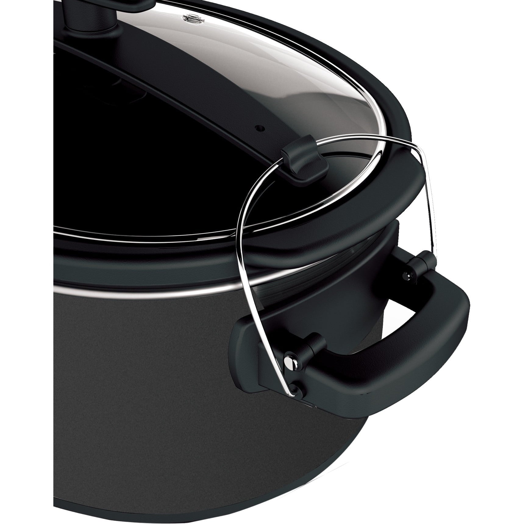 BLACK+DECKER 7-Quart Slow Cooker - SCD4007, Chalkboard Exterior, Locking Lid, 3 Heat Settings, Removable Stoneware Crock