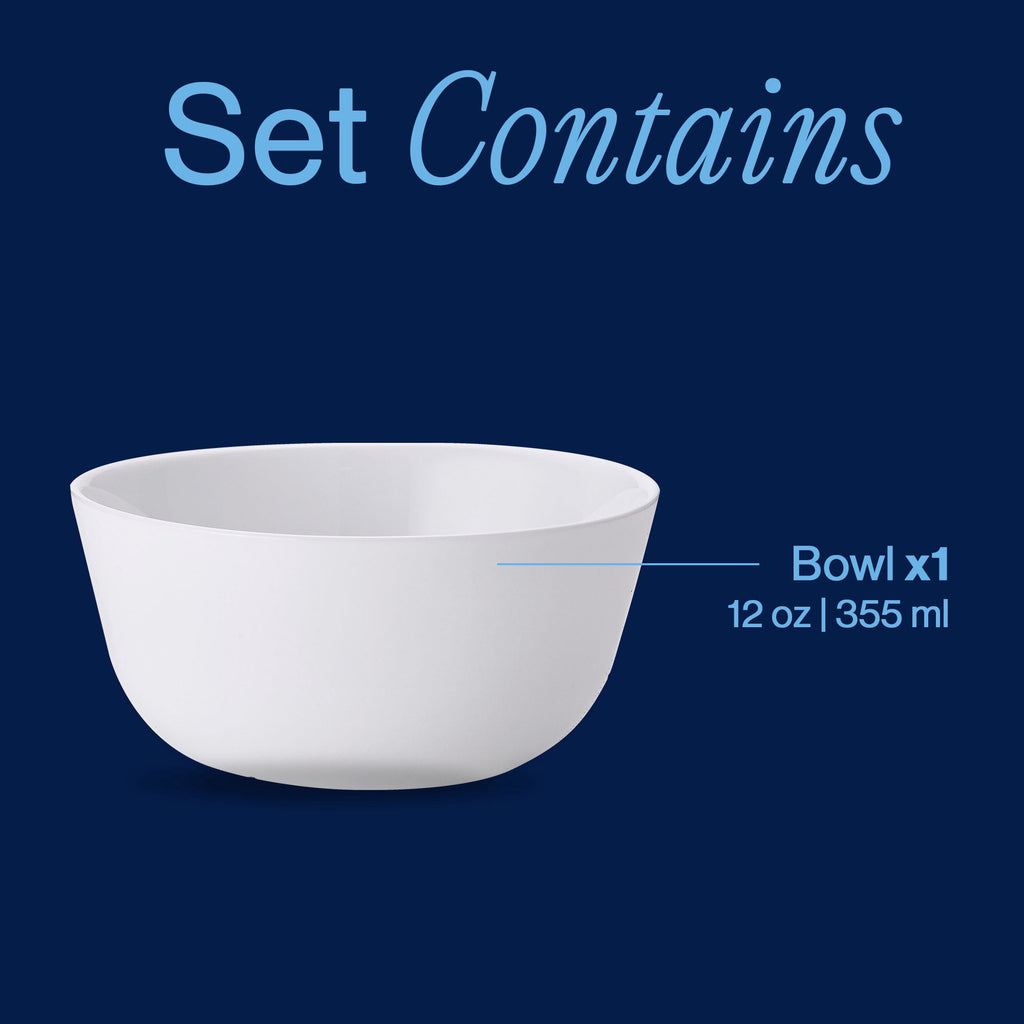 Corelle Winter Frost White - Round Berry Bowl, 12-oz