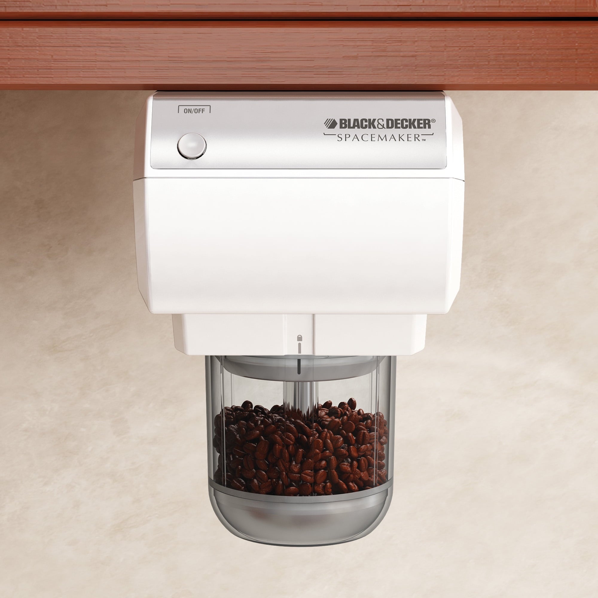 BLACK+DECKER Spacemaker Dual Grinder Plastic Containers 0.75-Cup Electric 800W White