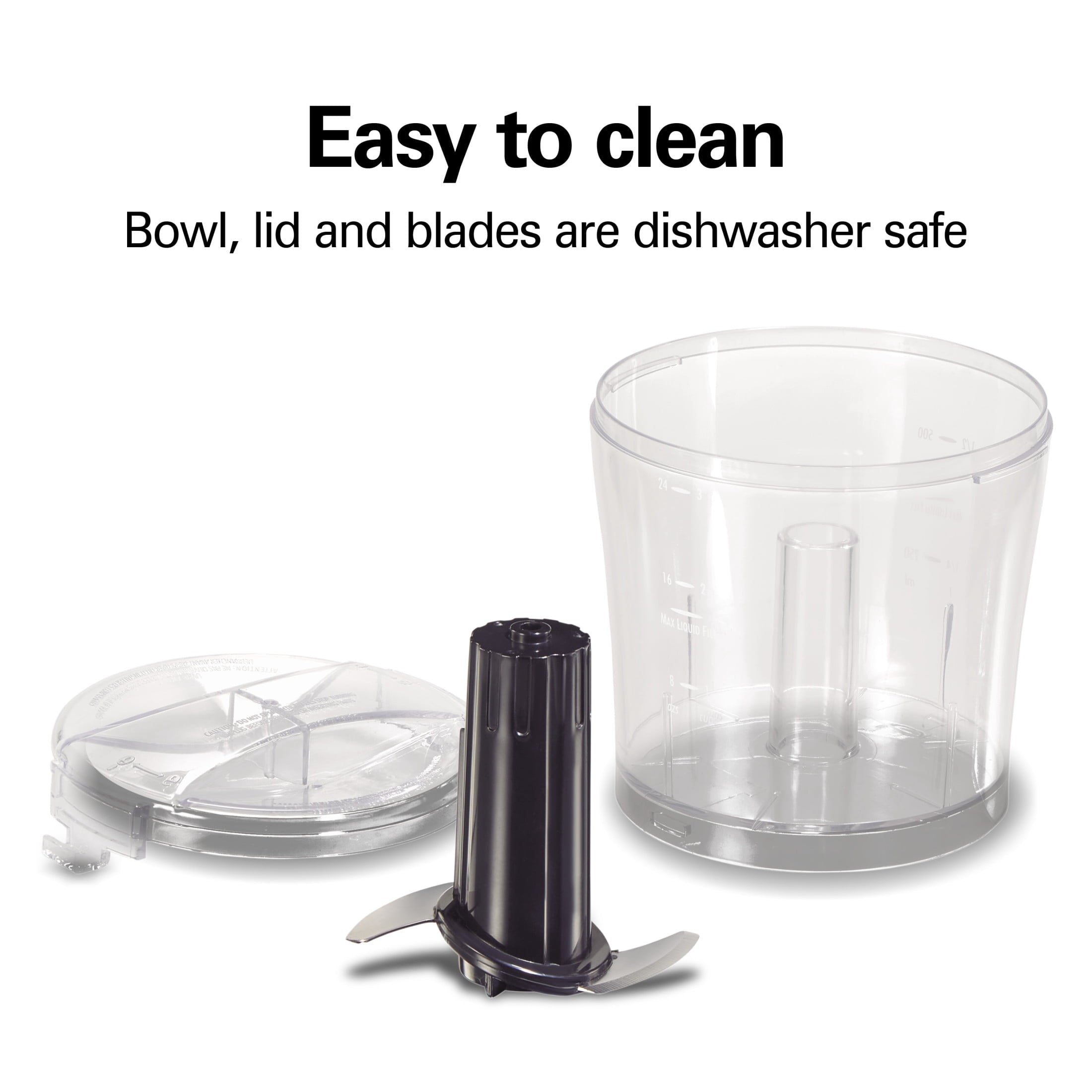 Hamilton Beach Electric Food Chopper & Mini Food Processor - 3-Cup, Black