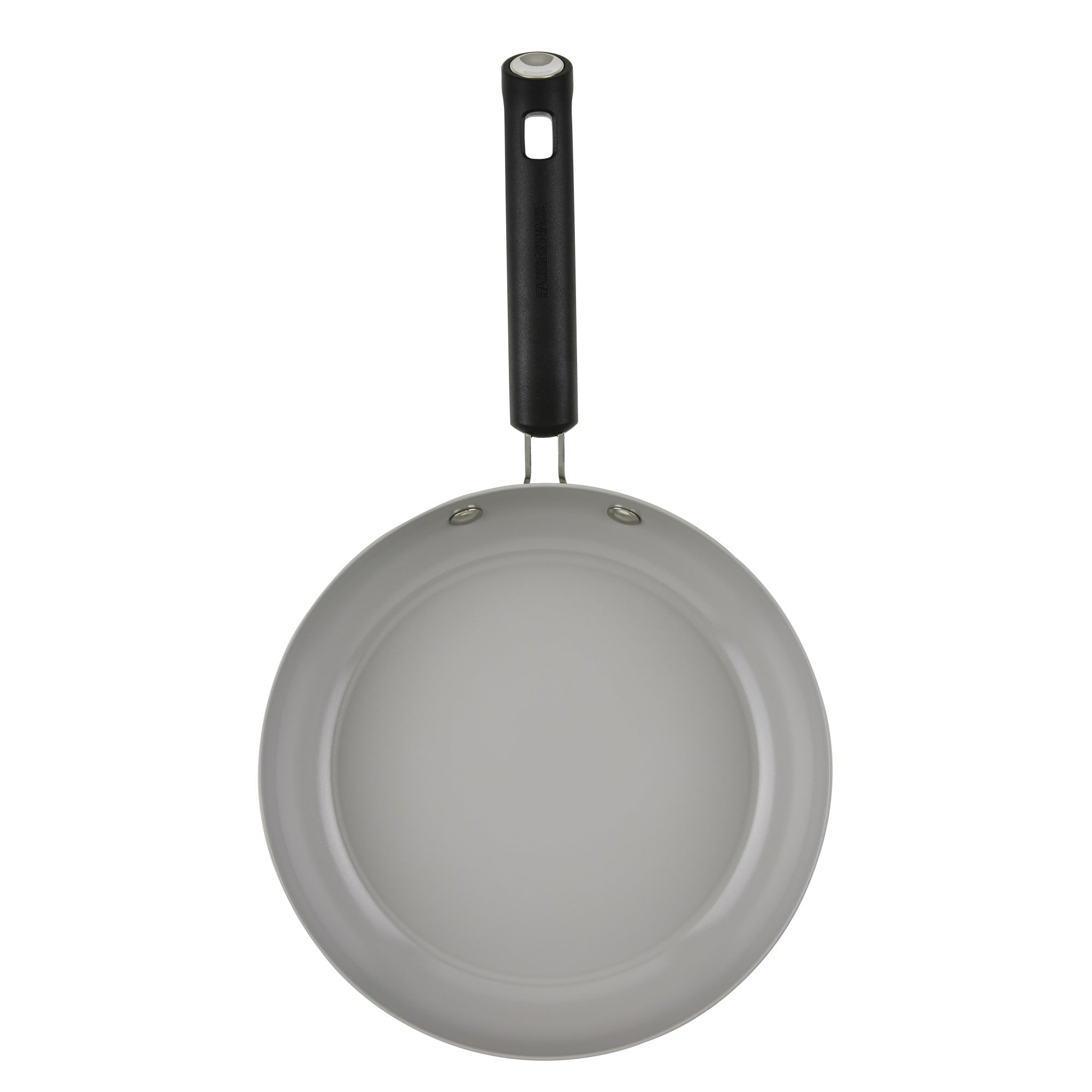 Farberware TrueCook Stainless Steel Ceramic Frying Pan - 9.5-Inch, Silver
