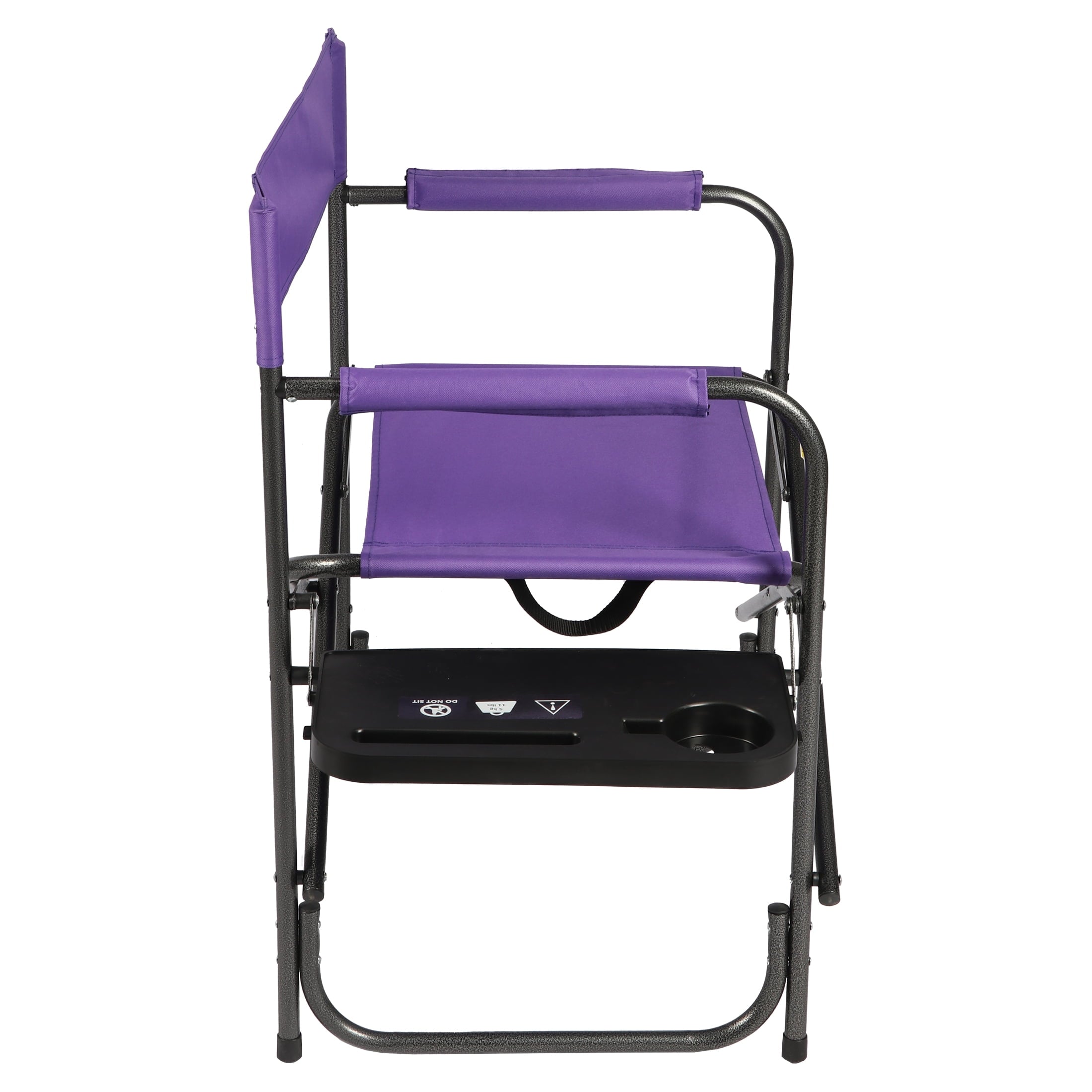 Ozark Trail Director Chair with Side Table - Purple