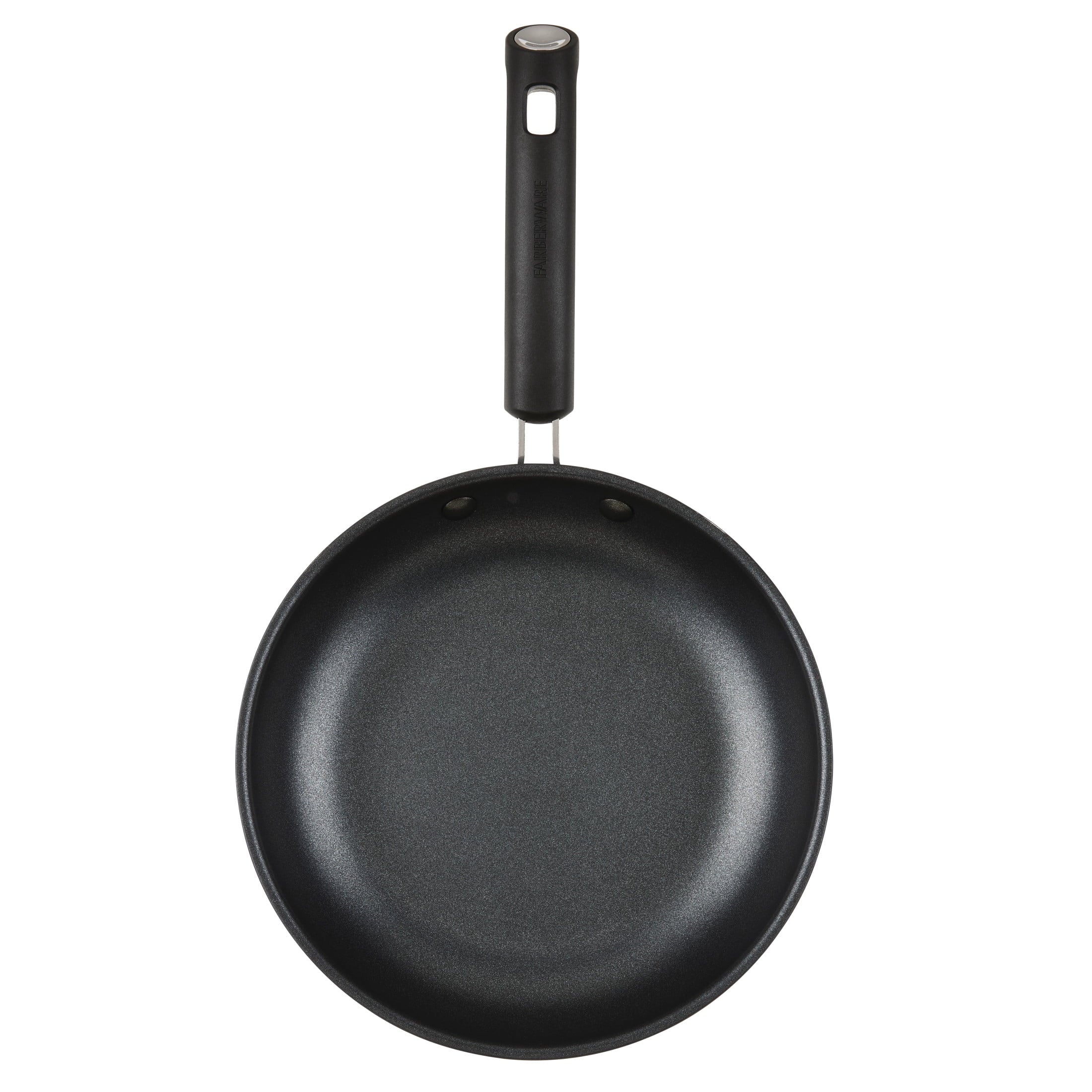 Farberware TrueCook 2pc Nonstick Frying Pan Set - Dishwasher and Oven Safe, Black