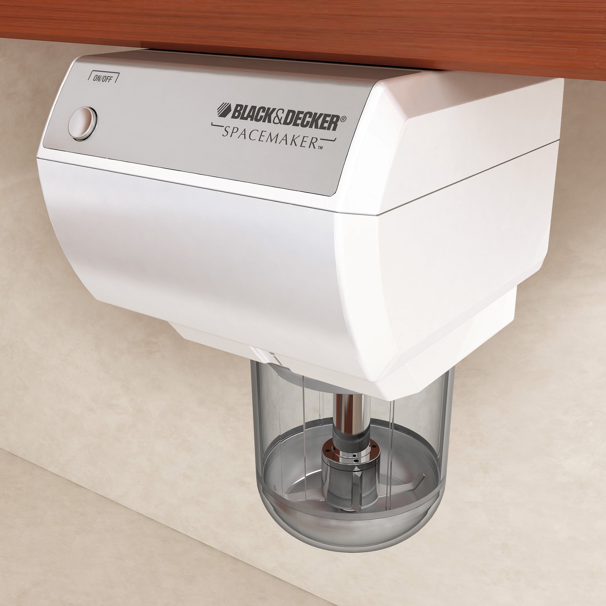 BLACK+DECKER Spacemaker Dual Grinder Plastic Containers 0.75-Cup Electric 800W White
