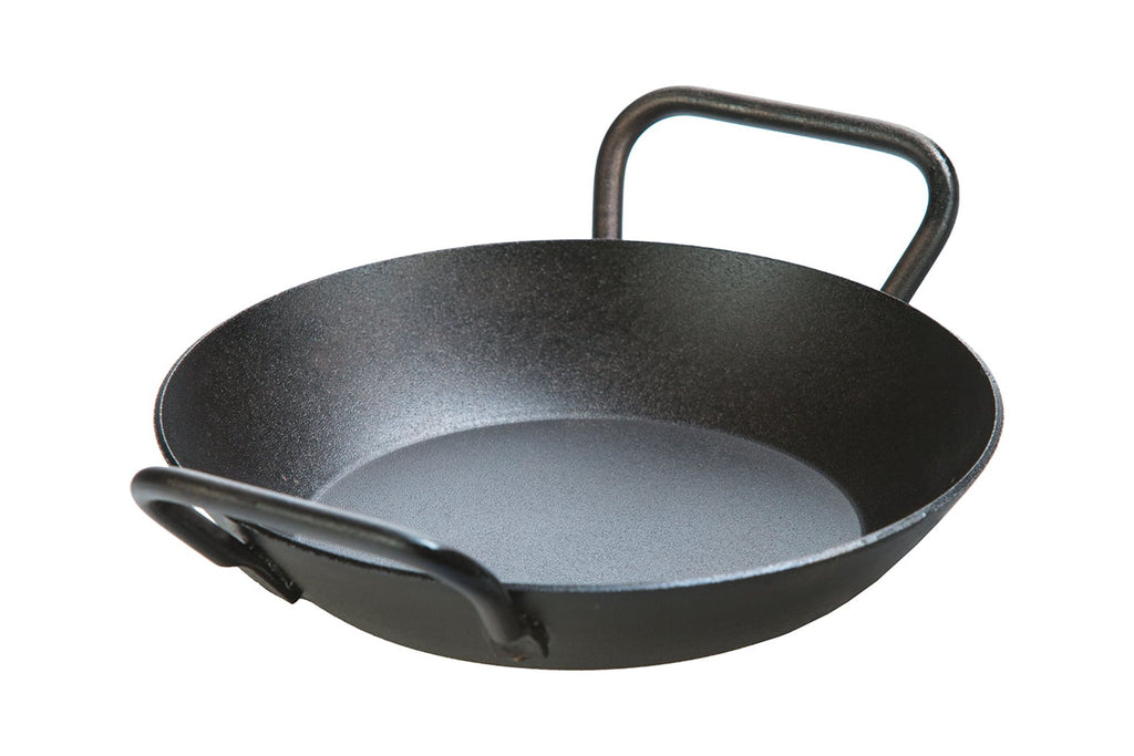 Lodge Cast Iron 8" Seasoned Carbon Steel Skillet with Loop Handles - CRS8DLH