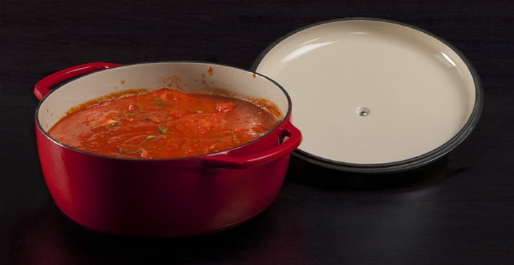 Lodge Cast Iron 4.5 Quart Enameled Dutch Oven - Blue