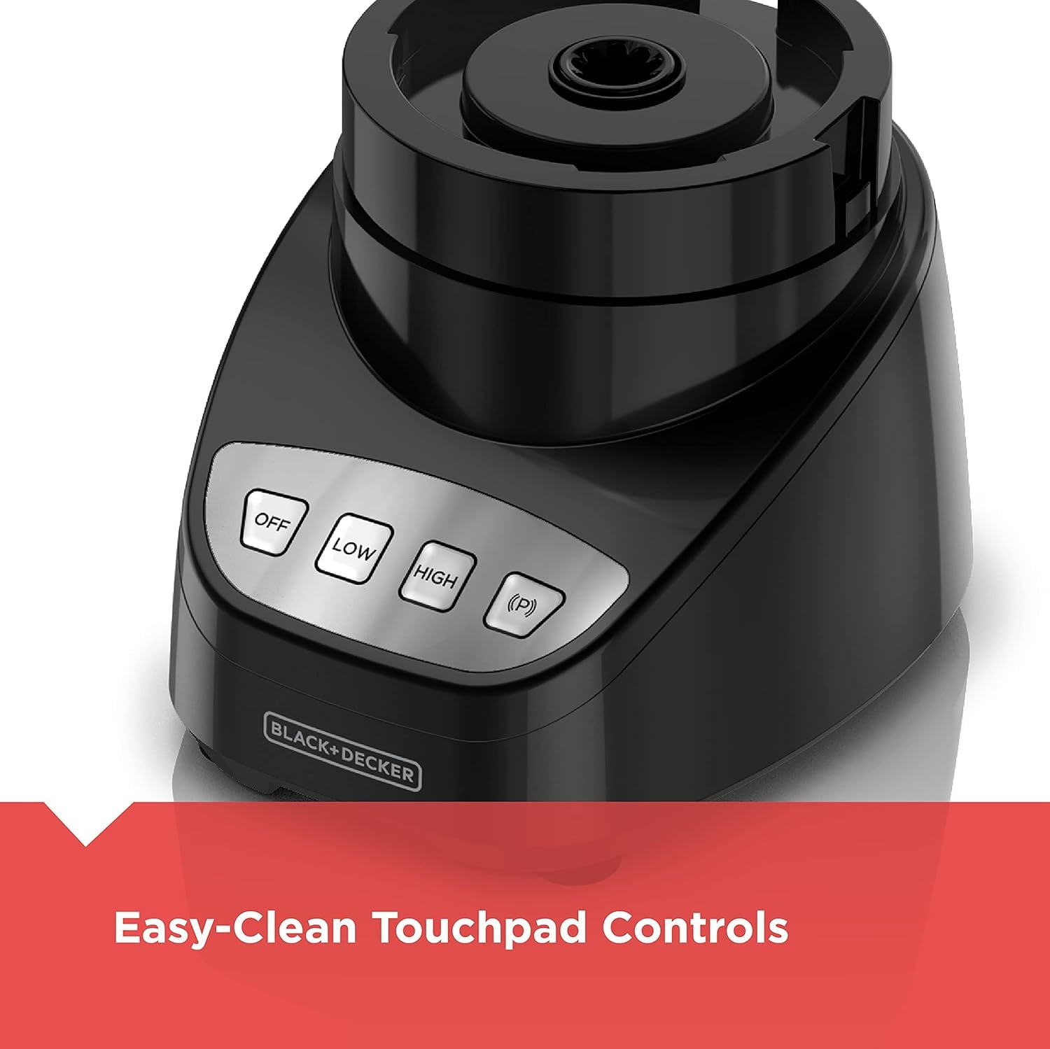 BLACK+DECKER Food Processor and Vegetable Chopper - 8-Cup Capacity, 450W, Stainless Steel Blades, Grate, Shred, Slice, Mince, Puree, Black, FP4100B