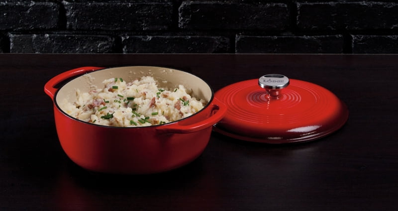 Lodge Cast Iron 4.5 Quart Enameled Dutch Oven - Blue