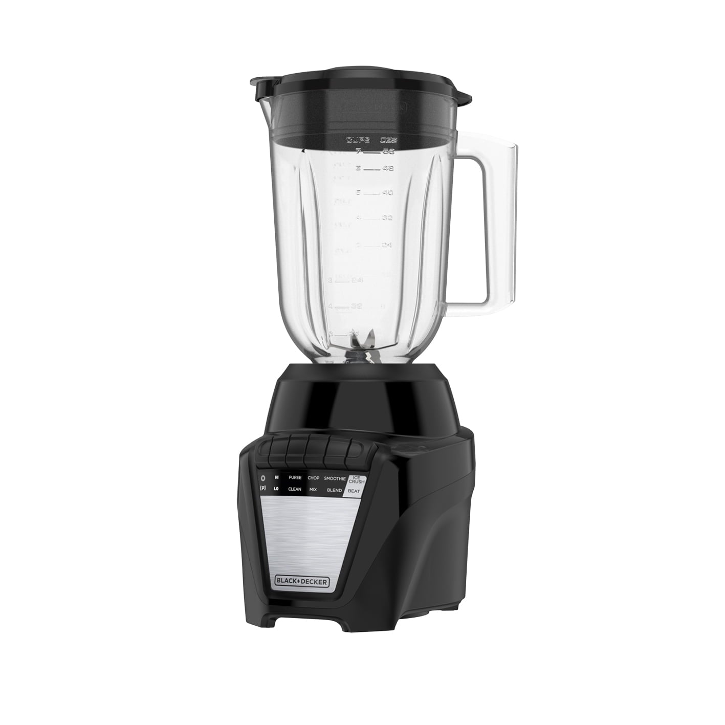 BLACK+DECKER 700W Stainless Steel 6-Tip IceCrush Blender - 8 Speeds + Pulse, 7-Cup Ergonomic Jar (56oz), Ice Crushing & Smoothie Maker